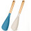 Colher de cozinha antiaderente com cabo de silicone e madeira, 34 cm (13,4 polegadas) 1