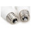 Lot de 10 adaptateurs blancs E12 vers E14 – Compatibles avec les ampoules E12 2