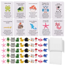 Employee Appreciation Note Cards Bulk Set Animal and