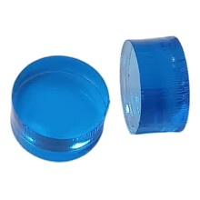 2pcs Billiard Pool Cue Tip Break Jump Tip 14.6mm Replacement Clear Acrylic for Adults Pool Players