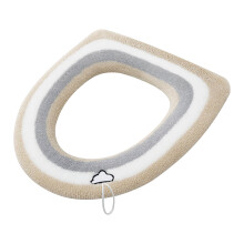 Coussin de siège de toilette tricoté en acrylique lavable (1 pièce)