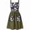 Vintage φόρεμα με ποδιά Pinafore για γυναίκες με τσέπες, χαριτωμένες ποδιές σεφ με 1