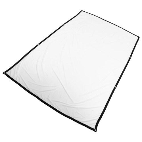Tela de projeção portátil dobrável de 100 polegadas (16:9).