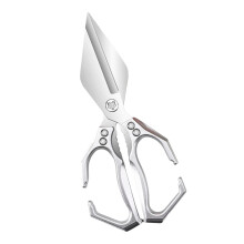 Heavy-Duty Stainless Steel Kitchen Shears, Dishwasher Safe, Universal Grip, Compatible with Sharp