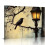 Εκτύπωση τοίχου Dark Raven, 20x16 ίντσες – Αισθητική vintage κορακιού, διακόσμηση με 1