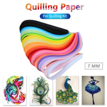 Quilling Strips under $5! 260PCS 26 Colors Quilling Paper 3/5/7/10mm for Quilling Kit Crafts