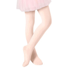 Ediodpoh Kids High-Elastic Dance Leggings, Ballerina Tights for Girls 10-12Y, Light Pink, Comfortable & Stretchable
