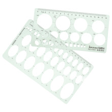 2pcs Circle Stencil Templates Drawing Mold Reusable Craft Template For Diy Circle Mold Craft Painting Template Stencil For Painting