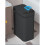 Touchless Bathroom Trash Can Black 2.5 Gallon 1