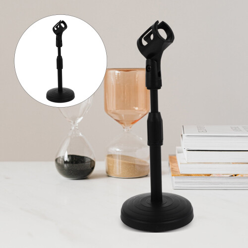1 soporte de micrófono manos libres para micrófono de mesa de canto