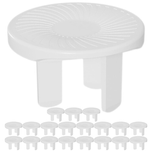 20Pcs White Electrical Outlet Covers Sleek Design Easy Removal