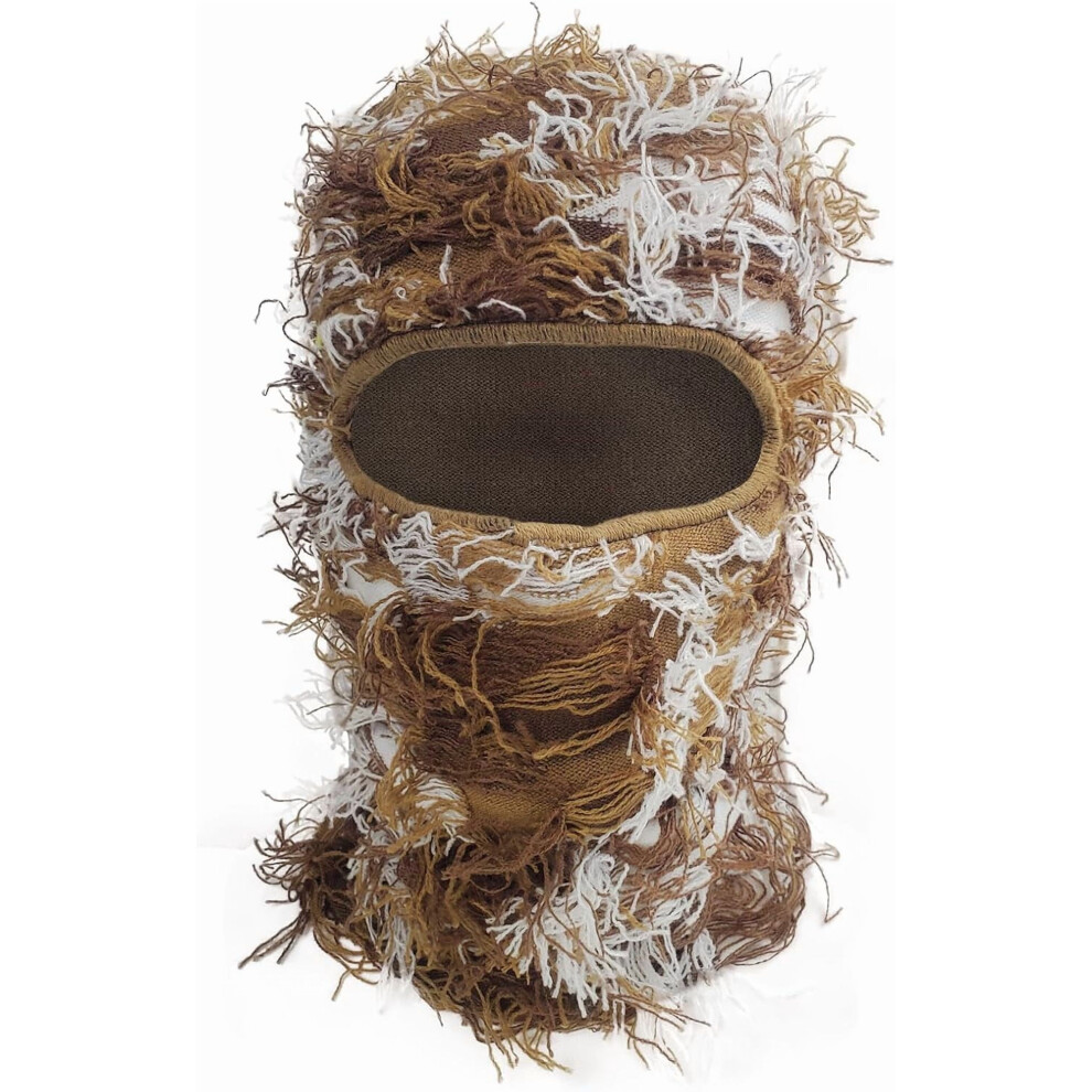 Distressed Balaclava Ski Mask, Knitted Full Face Mask For Men/Women 9557311414954