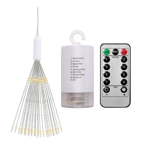 8 Modes for Weddings, Christmas, Parties & Gardens Remote-Controlled LED String Lights