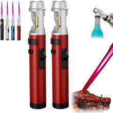 Isqueiro elétrico de plasma, à prova de vento, com chama ajustável.