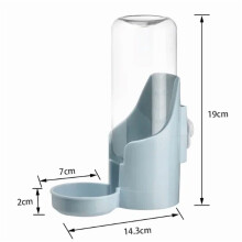 Pet Cats Dogs Drinking Fountain Feeder Pet Cage Hanging Bowl Food Container Water Feeder Dispenser For Puppy Cats Dogs Rabbit