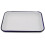 White Enamel Roasting Pan Nonstick 13.5x9.5 Inch 1