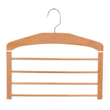 Cintre en bois Ă plusieurs niveaux pour pantalons, lot de 1, 15 x 14 x 0,5 pouces