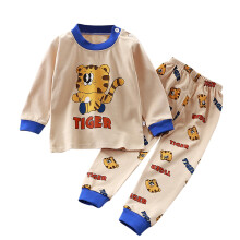 Kids Pajamas Girls Boys Dinosaur Animals Pattern Tops and Pants Warm Loose Snug Sleepwear Pajama Set Size 6-7 Y