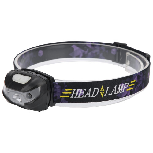 Lanternă frontală reîncărcabilă USB, durabilă și ușoară, pachet de 1