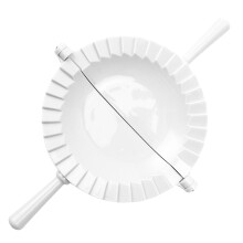 1 Pack Empanada Press, Dough & Dumpling Press, Hand Pie Maker, Pastry Press – White Large, compatible with standard recipes