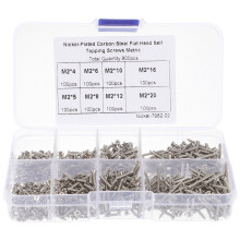 unbranded Hex Self-tapping Screws Solid Material Screw 12.8X6.5cm Silver