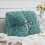Fuzzy Faux Fur Throw Blanket Twin Size Light Teal 4