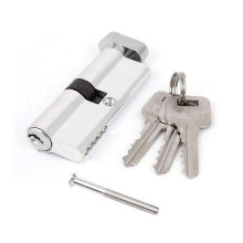 Thumb Turn Cylinder Euro Barrel Door Lock UPVC Anti Pick Anti Drill Extra 3 Keys A7L4