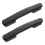 OUNONA 2 Pcs Plastic Luggage Handles Pull Grip Replacement Travel Black 6