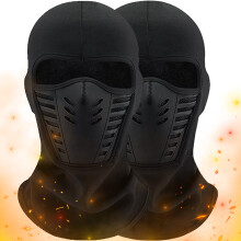 Pasamontañas térmico grueso y resistente al viento, antivaho y con protección contra el humo – Máscara facial completa para motociclistas,