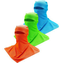 Pasamontañas de 3 piezas para cubrir el rostro y proteger el cuello del sol.