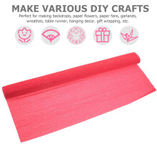 OUNONA Wedding Decor Wrinkled Paper Material Gift Wrapping Crepe