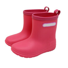 Ediodpoh Baby Kids Easy on Rain Shoes Boots for Toddler Little Kid Short Rain Boots Lightweight Rainy Day Shoes Boys' Boots Red 7.5