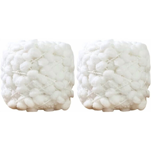 Pom Bomb2Rolls Pomp-A-Doodle Πολυεστερικό Νήμα Πλεξίματος με Μαλακές Μπάλες, 100g/Κύλιση σε Ρολό