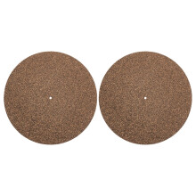 Cork Turntable Mat Non-Slip Anti-Static 2 pcs