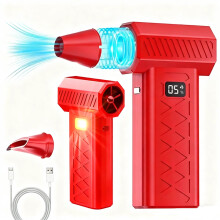 Soplador de nieve inalámbrico de 5000 W (modelo 2025), motor sin escobillas, soplador térmico portátil para descongelación de automóviles y