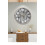 Designice atomic wall clock rustic grey 12 inch 2