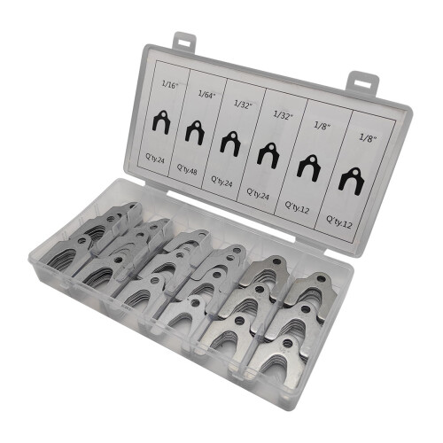 HOOWIFFY Car Alignment Shims Kit 144 Pcs Multiple Sizes Vehicle Frame Adjustment and Tools