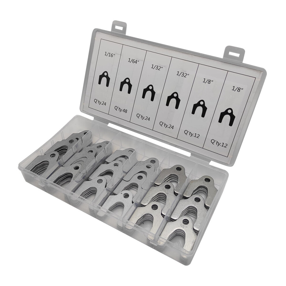 Hoowiffy Car Alignment Shims Kit 144 Pcs Multiple Sizes Vehicle Frame Adjustment And Tools 9496895051097