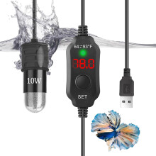 Mini USB Aquarium Heater 10W 5V/2A with Digital Display for