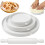 Καλούπι για Arepas με Πλάστη – 3 μεγέθη (5,9", 4,3", 3,1"), Διπλό πάχος, Ασφαλές για τρόφιμα & 1