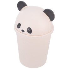 Large Capacity Trash Can Cute Cartoon Panda Recycle Bin Wastebasket for Home Office