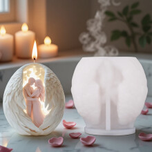Molde de silicona con forma de ala de ángel – Manualidades para velas y resina,