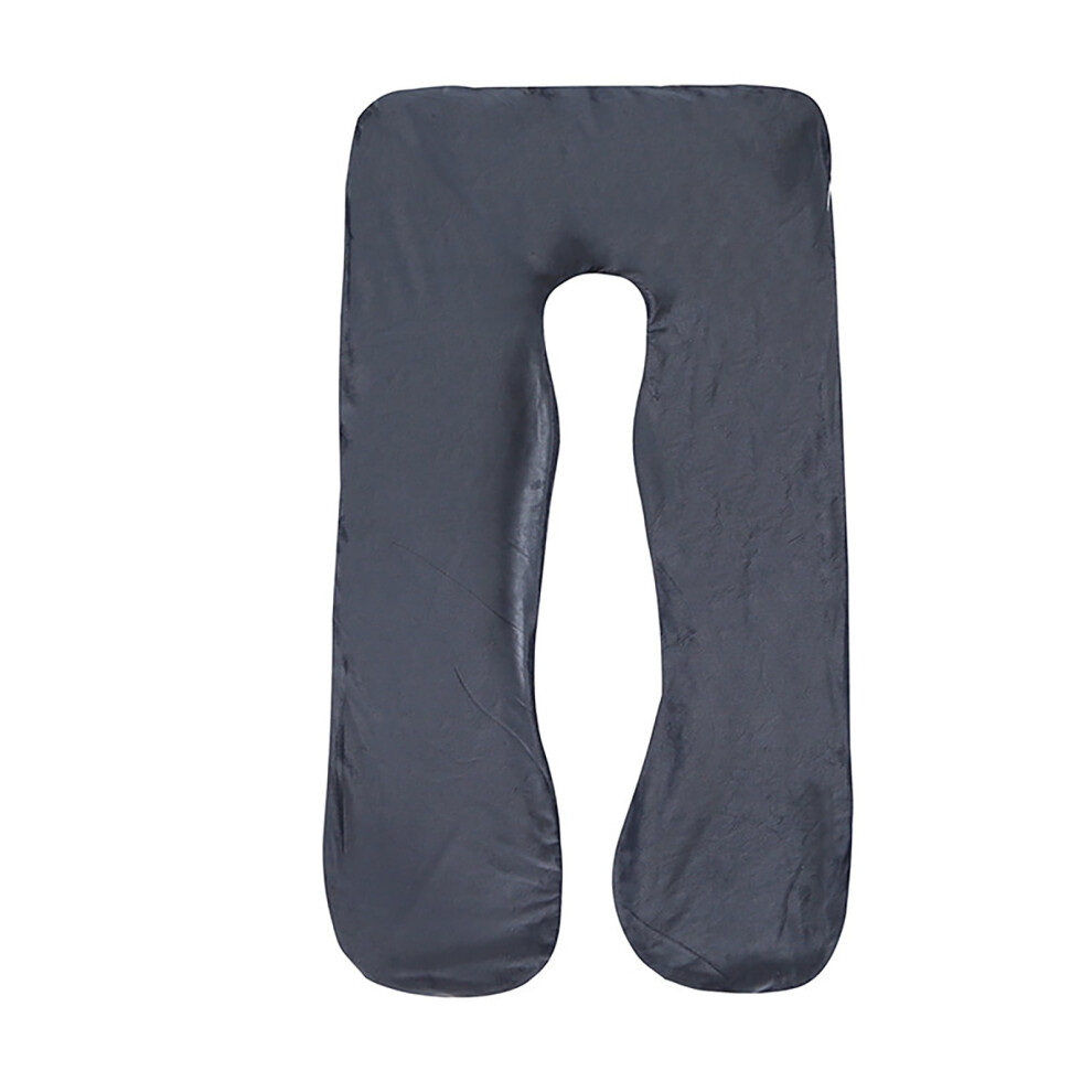 U-Shape Pregnancy Pillow – Body Pillow For Adults, Maternity Pillow & Must-Have, Compatible With All Beds Black