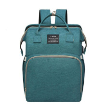 Large Capacity Maternity Backpack Diaper Bag, Waterproof Oxford Polyester with Multiple Pockets, Hands-Free for Parents