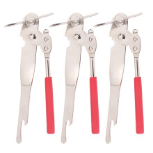 3pcs Can Opener Portable Bottle Opener Can Lid Cutter Opener Lid Lifter Kitchen Gaget with Non-Slip Handle