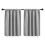 Blackout Short Curtains 76x60cm Rod Pocket Pair 1