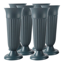 6pcs Memorial Flower Vase Adornment Cemetery Flower Holder Decoration Grave Flower Pot