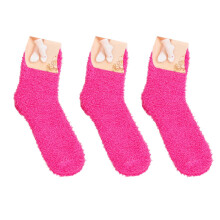 Enkelhoge sokken voor dames, pluizige, comfortabele pantoffelsokken, warme, zachte wintersokken, pluche sokken voor thuis, schattige crew sokken