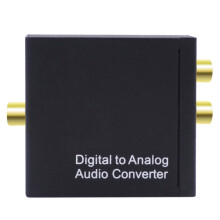 Tiontaire RCA Digiteach Optúil go Analógach C/D, Comhaiseach Digiteach go Analógach RCA, Cuibheoir Seac 3.5mm, Optúil go Seac 3.5mm