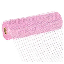 Paasdecoraties van jute, decoratief gaas, 25 cm breed, decoratief polyester gaaslint, inpaklint voor huisdecoratie, deurkransen, doe-het-zelf